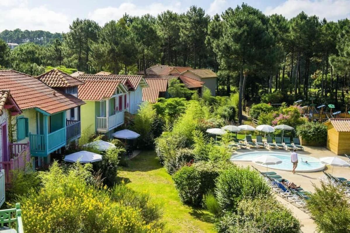 Maison Sur Golf Avec Piscine Chauffee A Lacanau Ocean Kültér fotó